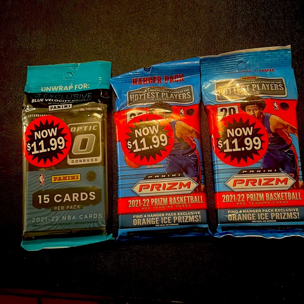 NOT FOR SALE Don Russ blue velocity Prizm and orange ice prism basketbSOLD